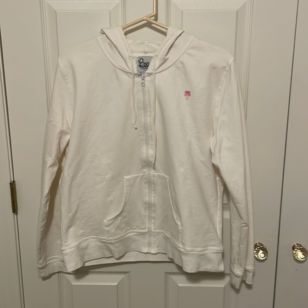 Lilly Pulitzer Zip up Hoodie Sz XL